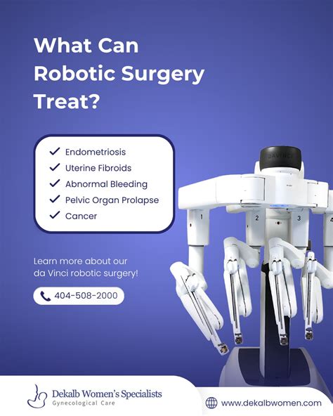 Dekalb Women's Specialists | What can robotic surgery treat? From ...