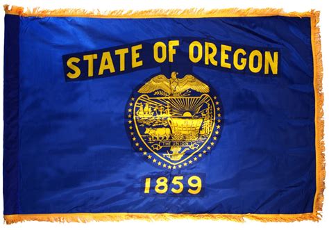 Oregon State Flag Indoor 5' x 8'| Oregon Flag | State of Oregon Flag