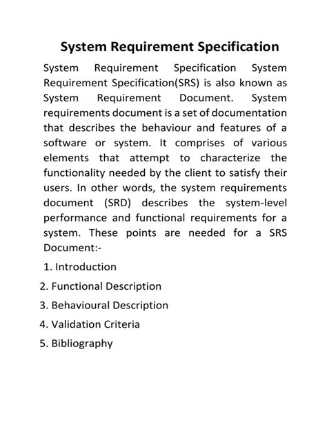 System Requirement Document 的图像结果