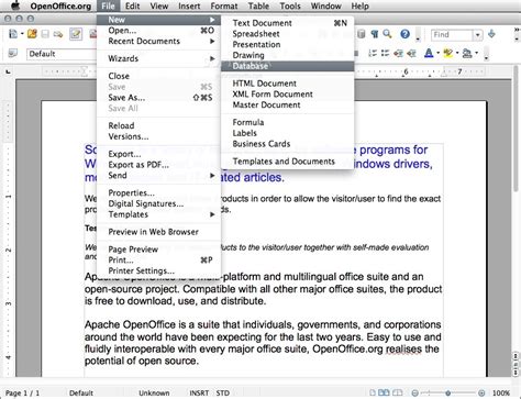 Image result for Apache OpenOffice for Mac Tutorial