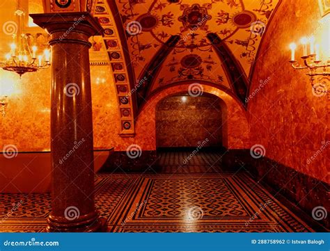 The Beautiful Interior Hall of the State Opera House in Budapest ...
