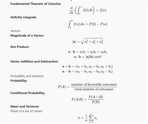 Image result for Math Formula Example
