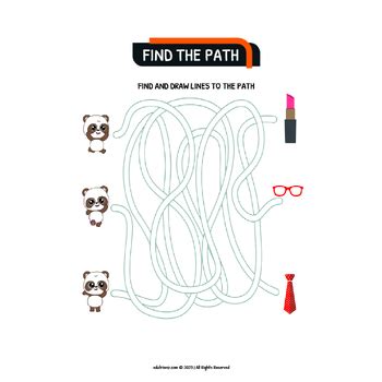 Image result for Find the Path Math Worksheets