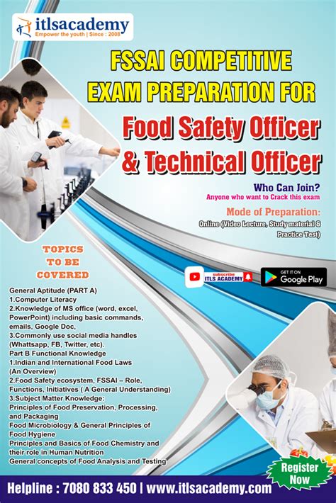FSSAI Food Safety Officer/Technical Officer Exam Preparation