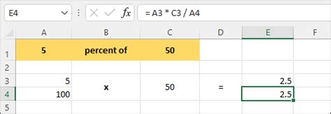 Excel Formulas for Percentages 的图像结果