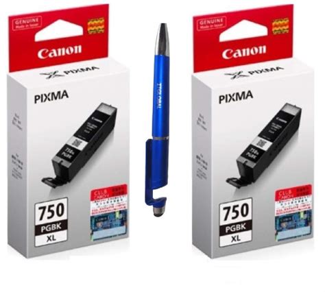 Canon PGI 750XL Ink Cartridge - 2 Pcs MG 5470 5570 5670 6370 6470 6670 ...