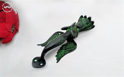 Two Moustaches Nagkanya Design Brass Door Handle, Door Handle for Home ...