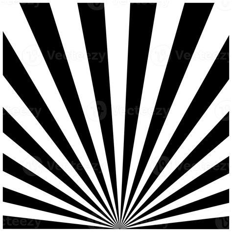 black and white sunburst comic background 14605939 PNG