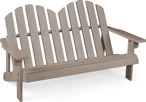ZIPOE Kids Adirondack Chair 2-Seat - Children's Outdoor Chair with High ...