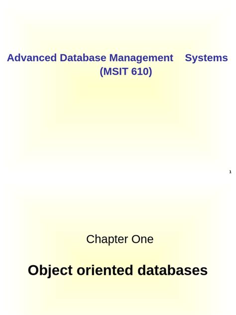 Image result for Advanced Database PDF