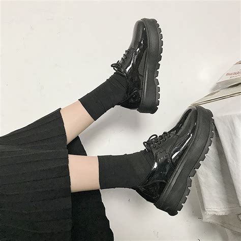 black shoes korean