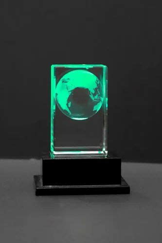 Light Crystal - 3D Light Crystal Trophy Manufacturer from New Delhi