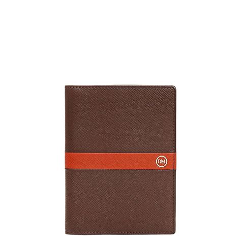 Franzy Leather Passport Case - Brown – Da Milano