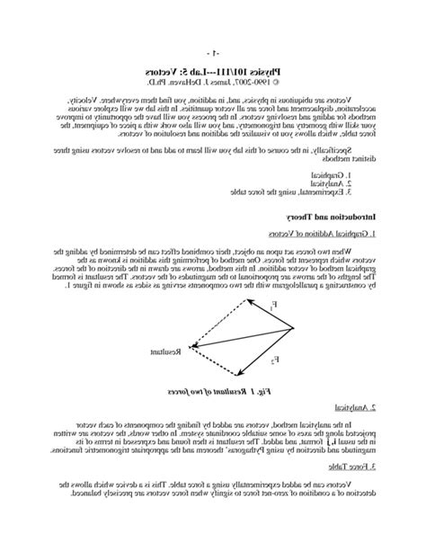 Image result for Physics Vector Sheet