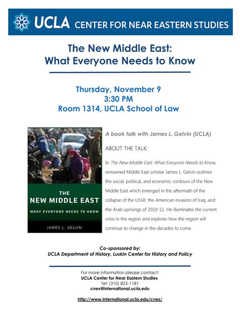 James L. Gelvin - “The New Middle East: What Everyone Needs to Know ...