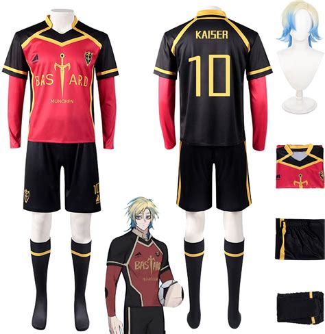 Amazon.com: Anime Character Michael Kaiser Cosplay Costume Outfit Role ...