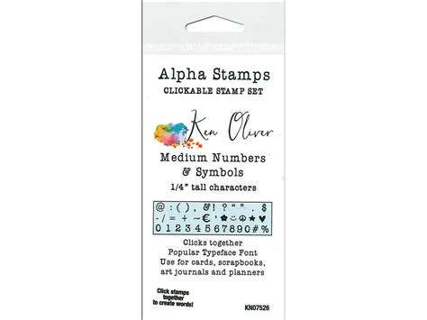 Contact USA Koliver Clickable Stamp Num&Symbol Med Number : Amazon.in ...