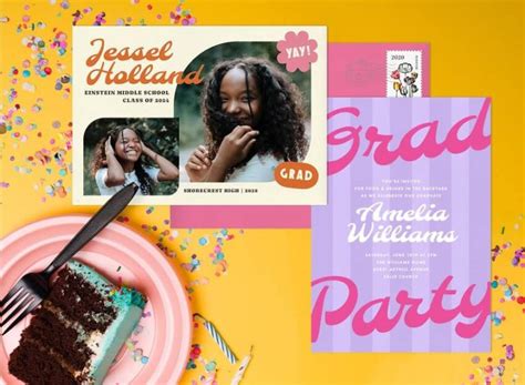 Image result for Middle School Graduation Invitations