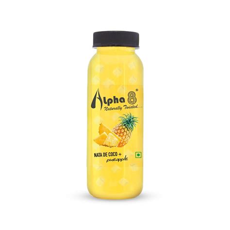 ALPHA 8 Fruit Juice Infused with Nata de Coco - Natural Energizer ...
