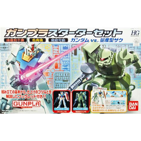 Jual HGUC 1/144 GUNPLA STARTER SET VOL.1 GUNDAM VS ZAKU II - Kota ...