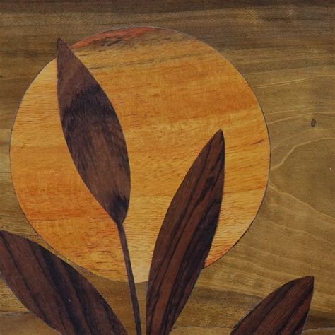 Boho Leaf with Window Mysore Inlay Art | Handcrafted Wall Decor - Culturati