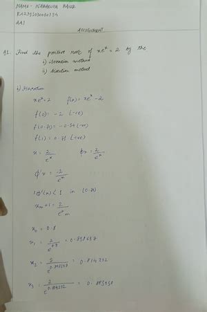 NMA UT4 - UNIT 4: Taylor Series Method, Euler’s Method and it’s rate of ...