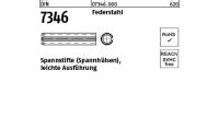 DIN 7346 Spannstifte, Federstahl 2 x 16