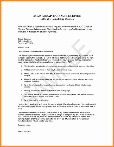 Sample Sap Appeal Letter – Peterainsworth