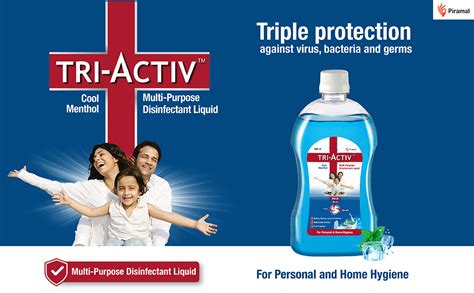 Tri-Activ, Multipurpose Disinfectant Liquid for Personal Hygiene and ...