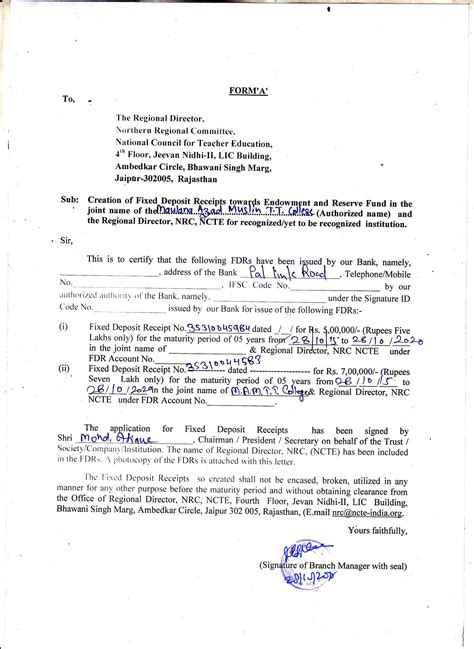 Financial Status » Maulana Azad Muslim Teacher's Training College