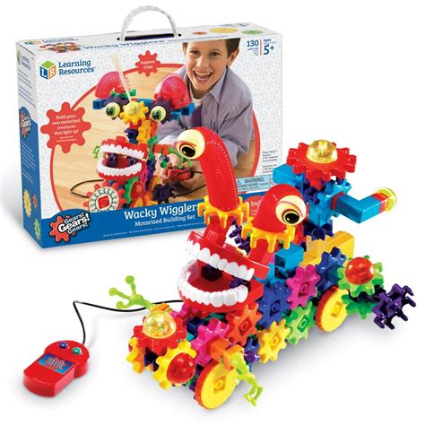 LEARNING RESOURCES LER 9148 Gears! Gears! Gears! 60-Piece Starter ...