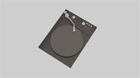 Image result for Turntable 3D Model