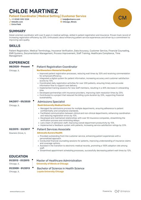 15 Patient Service Representative Resume Examples & Guide for 2025