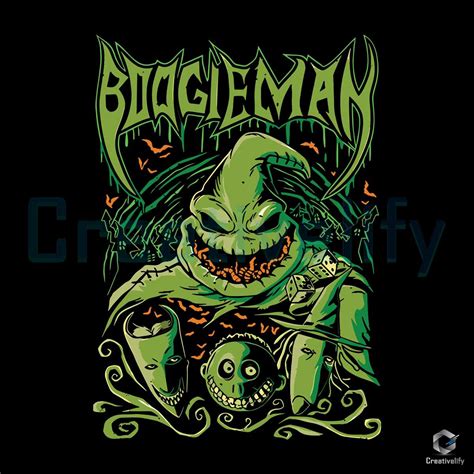 Oogie Boogie Man SVG Horror Movie Design File - CreativeLify