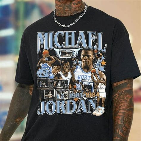Vintage Michael Jordan UNC Shirt, Jordan North Carolina T-Shirt, Unisex ...