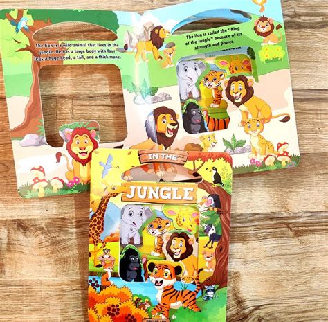 Die Cut Window Board Book - In the Jungle for Kids by Dreamland ...