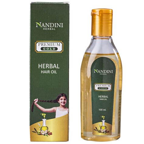 Buy Nandini Herbal Premium Gold Herbal Oil, Helps in Regrowth of Hair ...