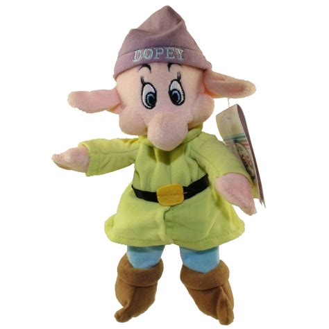 Buy Disney Bean Bag Plush - DOPEY Snow White & the Seven Dwarfs 10 inch ...