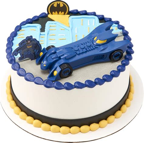 Buy DecoPac Batman Into Action DecoSet, Batman Cake Topper, Batmobile ...