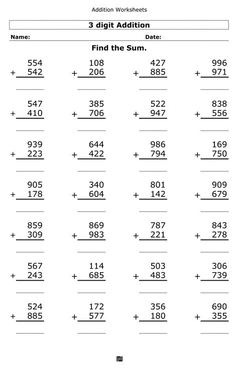 3rd Grade Math Worksheets 的图像结果