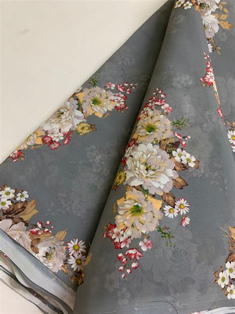 Buy printed georgette fabric online : printed fabrics online – Akrithi