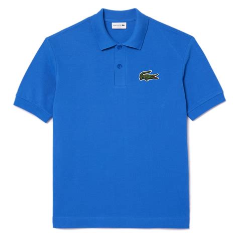 Buy Men Blue Original Loose fit crocodile Polo Shirt Online at The ...