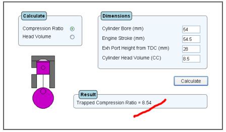 Image result for Calculate Compression Ratio Formula