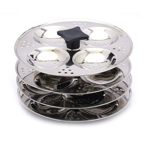 Coconut Stainless Steel Triply Idli Cooker - Heavy Gauge, Thick bottom ...