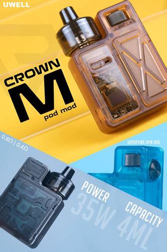 UWELL CROWN M 35W POD MOD KIT | VAPE DIRECT