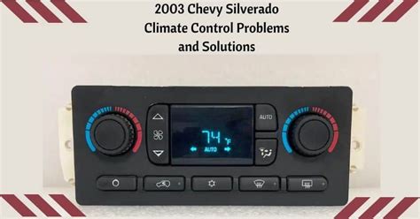Image result for 2003 Chevy Avalanche Climate Control Module Repair