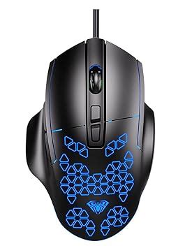 Amazon.in: Buy Aula F812 Wired Gaming Mouse, Macro - Hexagonal Computer ...