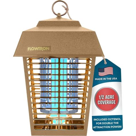 Flowtron Electric Bug Zapper for 1/2 Acre Outdoor Insect Control with ...