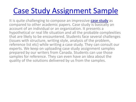 Case Description in Case Study Example 的图像结果