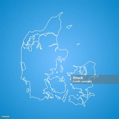 Map Of Denmark Stock Illustration - Download Image Now - Cartography, Computer Graphic, Country ... - map of denmark svg